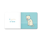 Libro cartonato "Ci laviamo!"