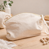 Pochette artigianale in tela di cotone biologico