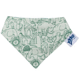 Bavaglino bandana in mussola di cotone biologico