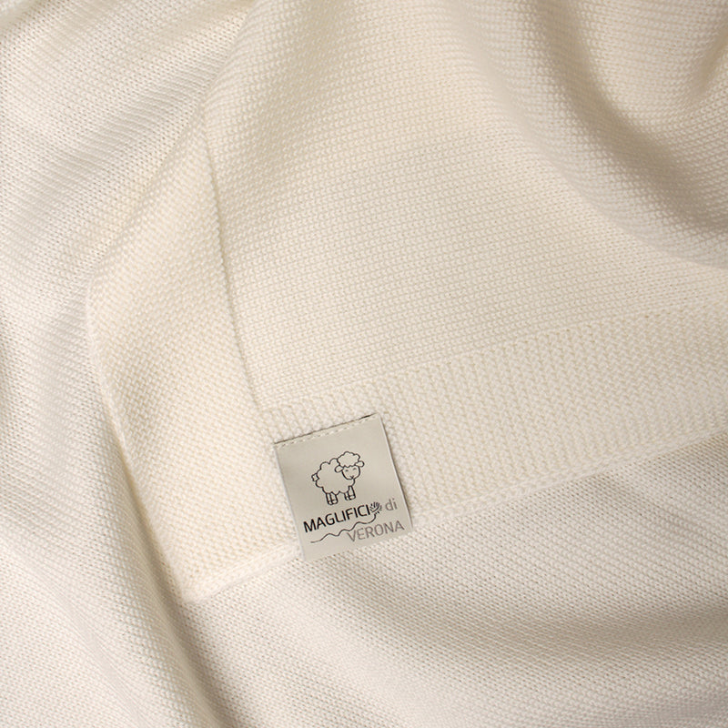 Copertina In Lana Merino 100% Per Neonato - Morbida, Calda, Ideale Per Passeggino O Culla - Foto 4