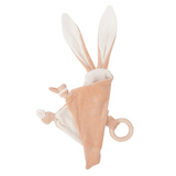 Doudou con orecchie e anello dentizione