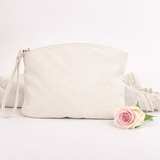 Pochette artigianale in tela di cotone biologico