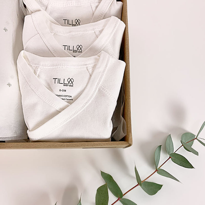 Kimono organic bodysuit